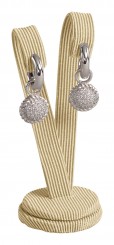 Expositor pendientes, mediano, P.142 beige 