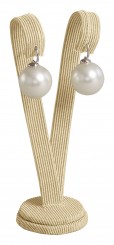 Expositor pendientes, grande, P.142 beige 
