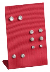 Expositor aretes, 14 pares, P.110 rojo 