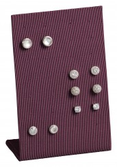 Ear studs stand for 14 pairs, P.156 aubergine 