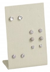 Expositor aretes, 14 pares, P.103 crema 