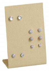 Expositor aretes, 14 pares, P.142 beige 
