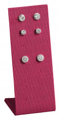 Espositore orecchini foro, 7 paia, P.125 fucsia 