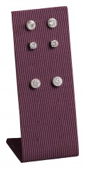Ear studs stand for 7 pairs, P.156 aubergine 