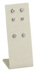 Expositor aretes, 7 pares, P.103 crema 
