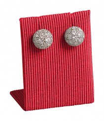 Expositor pendientes, pequeño, P.110 rojo 