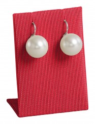 Expositor pendientes, mediano, P.110 rojo 