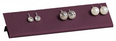 Earrings stand for 6 pairs, large, P.156 aubergine 