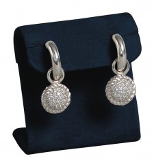 Support boucles d'oreilles, moyen, M.2018 bleu foncé 