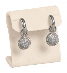 Expositor pendientes, mediano, M.1205 crema 