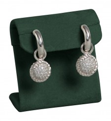 Espositore orecchini, medio, M.095 verde abete 