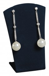 Support boucles d'oreilles, grand, M.2018 bleu foncé 