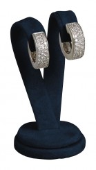 Support boucles d'oreilles, petit, M.2018 bleu foncé 