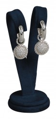Support boucles d'oreilles, moyen, M.2018 bleu foncé 
