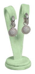 Expositor pendientes, mediano, M.094 verde claro 