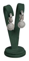 Espositore orecchini, medio, M.095 verde abete 