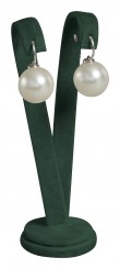 Espositore orecchini, grande, M.095 verde abete 