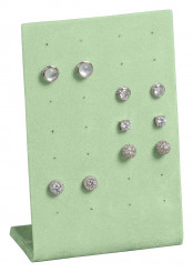 Expositor aretes, 14 pares, M.094 verde claro 