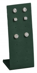 Espositore orecchini foro, 7 paia, M.095 verde abete 