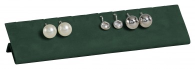 Espositore orecchini, 6 paia, grande, M.095 verde abete 