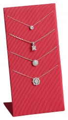 Expositor, 4 collares, P.110 rojo 