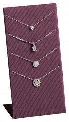 Stand for 4 necklaces, P.156 aubergine 