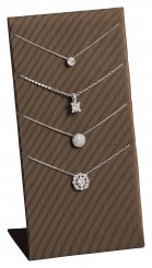 Expositor, 4 collares, P.177 marrón oscuro 