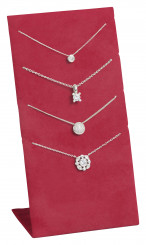Stand for 4 necklaces, M.041 red 