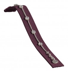 Bracelet stand, narrow/horizontal, P.156 aubergine 