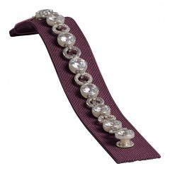 Bracelet stand, wide/horizontal, P.156 aubergine 