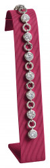 Espositore bracciale, verticale, P.125 fucsia 