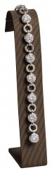 Expositor brazalete, ancho/vertical, P.177 marrón oscuro 