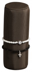 Expositor brazalete, cilíndrico, P.177 marrón oscuro 