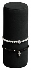 Support bracelet, cylindrique, M.4-2 noir 