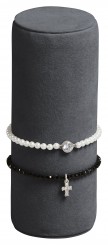 Espositore bracciale, cilindrico, M.432 antracite 