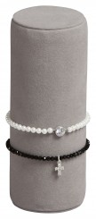 Espositore bracciale, cilindrico, M.055 tortora 