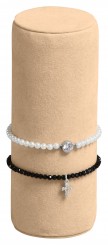 Bracelet stand, cylindric, M.155 sand 
