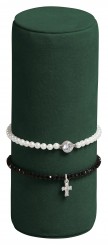 Bracelet stand, cylindric, M.095 pine green 