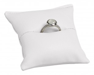 Cuscino, piccolo, per 1 anello, N.0008 bianco 