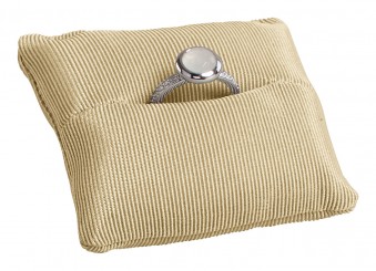 Coussin, petit, pour 1 bague, P.142 beige 