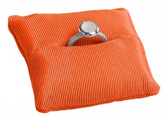 Coussin, petit, pour 1 bague, P.118 orange 