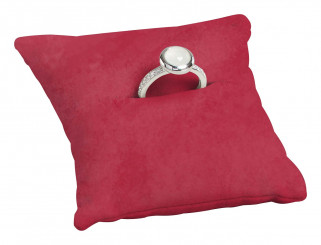 Kissen, klein, für 1 Ring, M.041 rot 