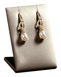 COLOURCURVE Support boucles d'oreilles, petit, Nappa N.666 bronze 