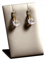 COLOURCURVE Support boucles d'oreilles, moyen, Nappa N.666 bronze 