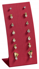 COLOURCURVE Expositor pendientes para 7 pares, Princesse P.110 rojo 