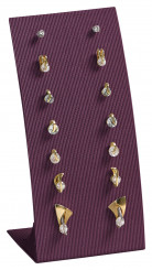 COLOURCURVE Earrings stand for 7 pairs, Princesse P.156 aubergine 