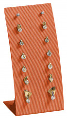 COLOURCURVE Support boucles d'oreilles pour 7 paires, Princesse P.118 orange 