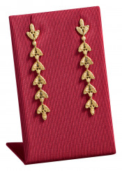 COLOURCURVE Expositor pendientes, grande, Princesse P.110 rojo 