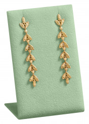COLOURCURVE Expositor pendientes, grande, Marquise M.094 verde claro 