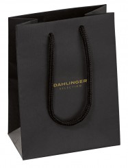 Paper carrier bags, small, black 